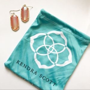 Peach Kendra Scott Elle earrings rare color.
